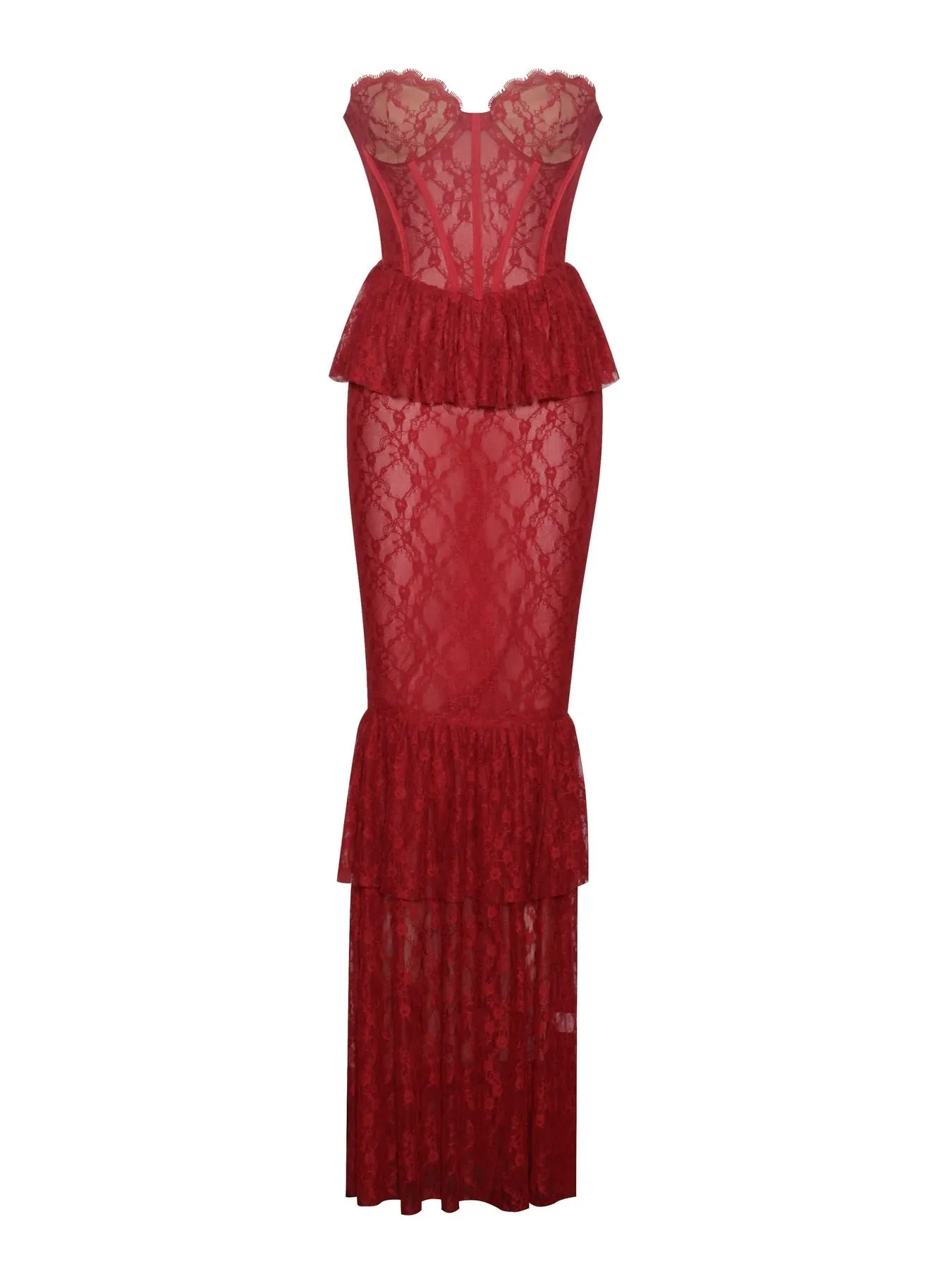 Bonnyshow Riva Lace Maxi Dress