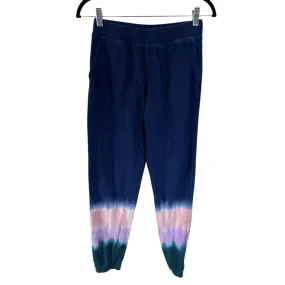 Tie Dye Jogger Sweatpants Navy Pink Purple Casual Lounge Pants